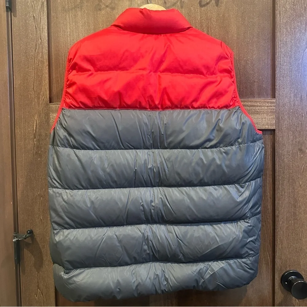 Nike 550 Men's Red and Gray Puffer Vest
